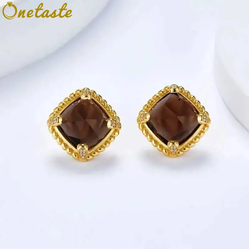 Натуральный дымчатый кварц S925, серебряные позолоченные квадратные серьги-гвоздики для женщин, распродажа, ограниченный запас, первый, получите
Натуральный дымчатый кварц S925, серебряные позолоченные квадратные серьги-гвоздики для женщин, распродажа, ограниченный запас, первый, получите