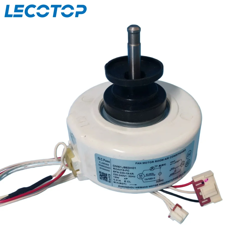 New DM61J863H01 RC4V19-FC SFN-220-19-4A Indoor Unit AC Fan Motor For Mitsubishi Air Conditioner Conditioning Spare Parts
New DM61J863H01 RC4V19-FC SFN-220-19-4A Indoor Unit AC Fan Motor For Mitsubishi Air Conditioner Conditioning Spare Parts