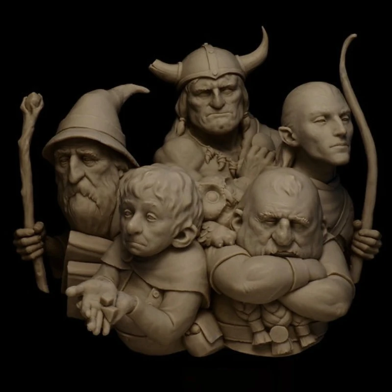 1/12 Scale Die-Cast Resin Bust Model Kit Dungeon Friends Statue Unassembled and Unpainted
1/12 Scale Die-Cast Resin Bust Model Kit Dungeon Friends Statue Unassembled and Unpainted