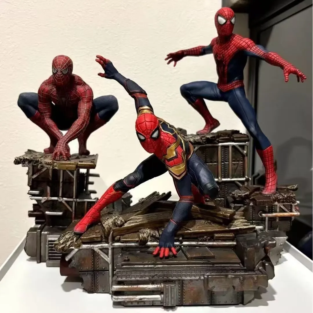 2026 Statue Desktop Decoration Toy Gift for Fans Collectors 3 Piece Set hot Marvel Spider-Man Action Figure Collectible Model
2026 Statue Desktop Decoration Toy Gift for Fans Collectors 3 Piece Set hot Marvel Spider-Man Action Figure Collectible Model
