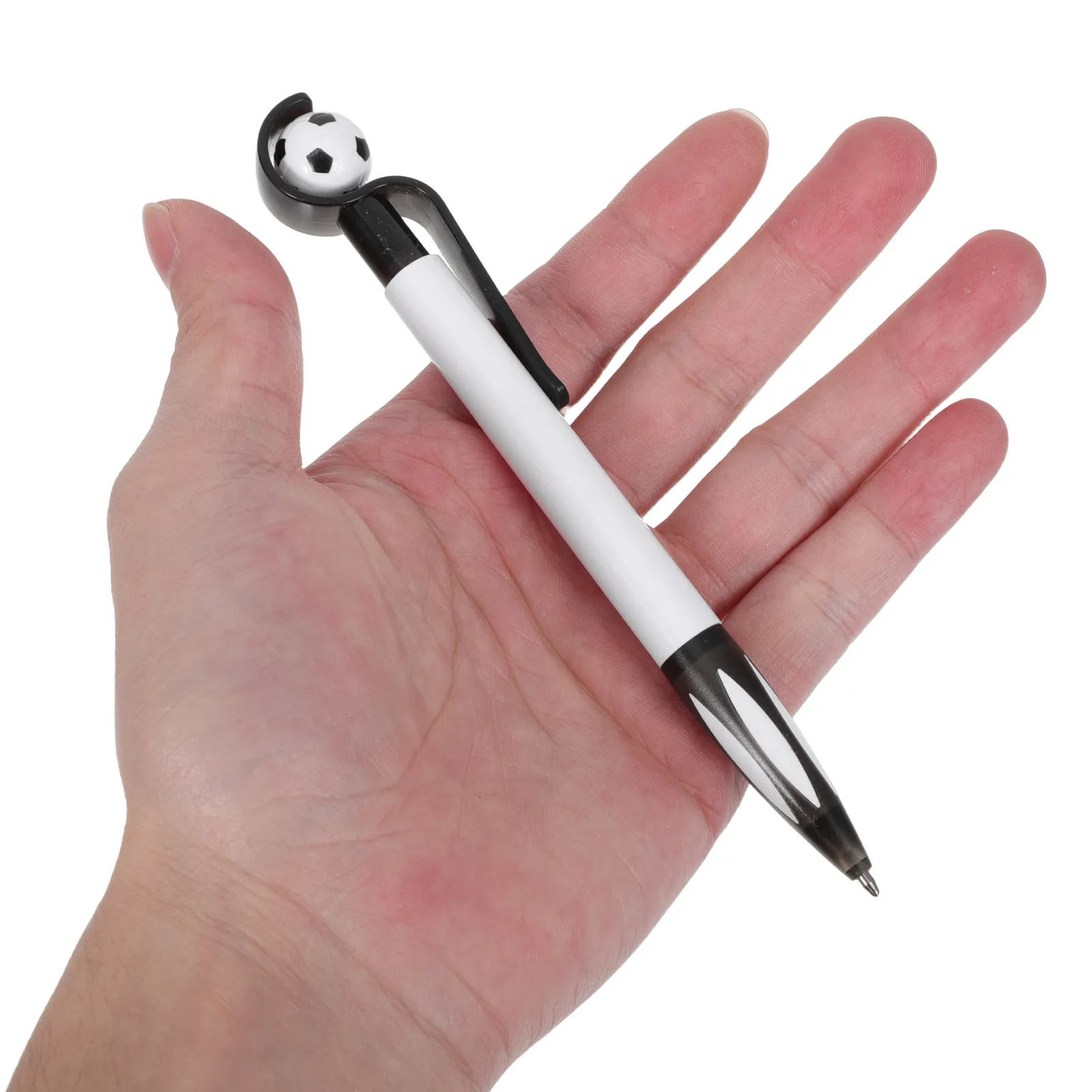 25Pcs Soccer Shape Ballpoint Pens Retractable Black Ink Cute Novelty Sports Pens for School Office Party Goodie Bags
25Pcs Soccer Shape Ballpoint Pens Retractable Black Ink Cute Novelty Sports Pens for School Office Party Goodie Bags