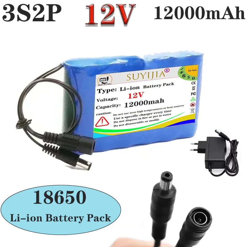 Nouveau Portable 3S2P 12V 12000mAh Li-Ion аккумуляторная батарея mah, для лампы со светодиодной подсветкой, 187ation de secors и т. д. + зарядка
Nouveau Portable 3S2P 12V 12000mAh Li-Ion аккумуляторная батарея mah, для лампы со светодиодной подсветкой, 187ation de secors и т. д. + зарядка