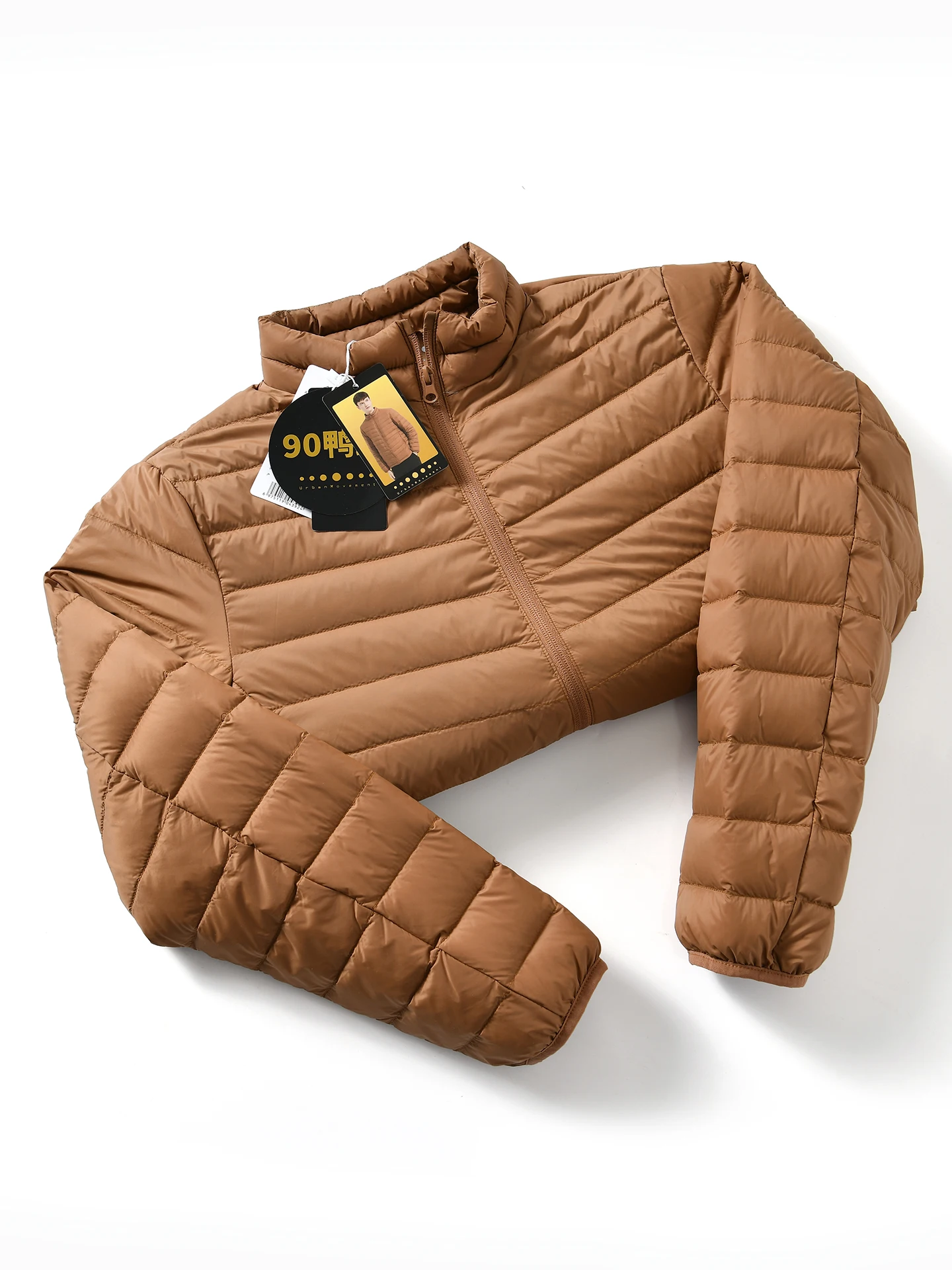 Men's Lightweight 90 Duck down Jacket Stand Collar Casual Versatile Waterproof Autumn Winter Padded Coat City Leisure Style
Men's Lightweight 90 Duck down Jacket Stand Collar Casual Versatile Waterproof Autumn Winter Padded Coat City Leisure Style