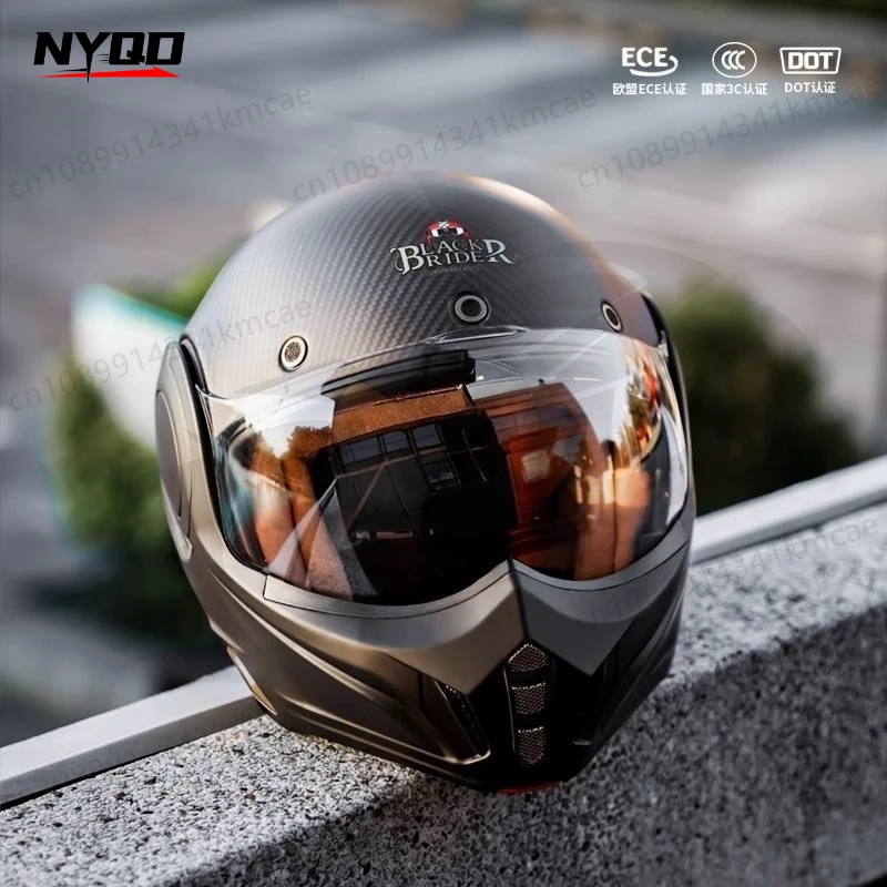 BEON Motorcycle Riding Helmet DOT ECE Helmet Locomotive Racing Carbon Fiber Double Lenses Four Seasons Capacetes De Moto
BEON Motorcycle Riding Helmet DOT ECE Helmet Locomotive Racing Carbon Fiber Double Lenses Four Seasons Capacetes De Moto