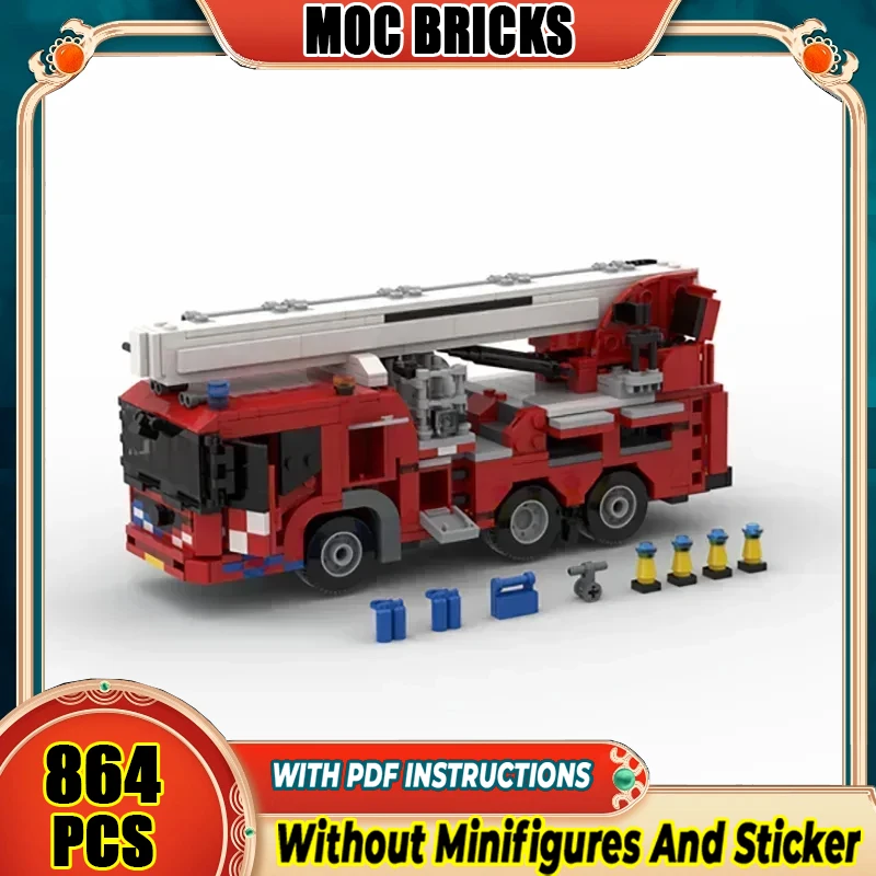 Moc Building Blocks Car Series Dutch Fire Truck Aerial Platform Model Technology Brick Brand-name Vehicle DIY Toy For
Moc Building Blocks Car Series Dutch Fire Truck Aerial Platform Model Technology Brick Brand-name Vehicle DIY Toy For