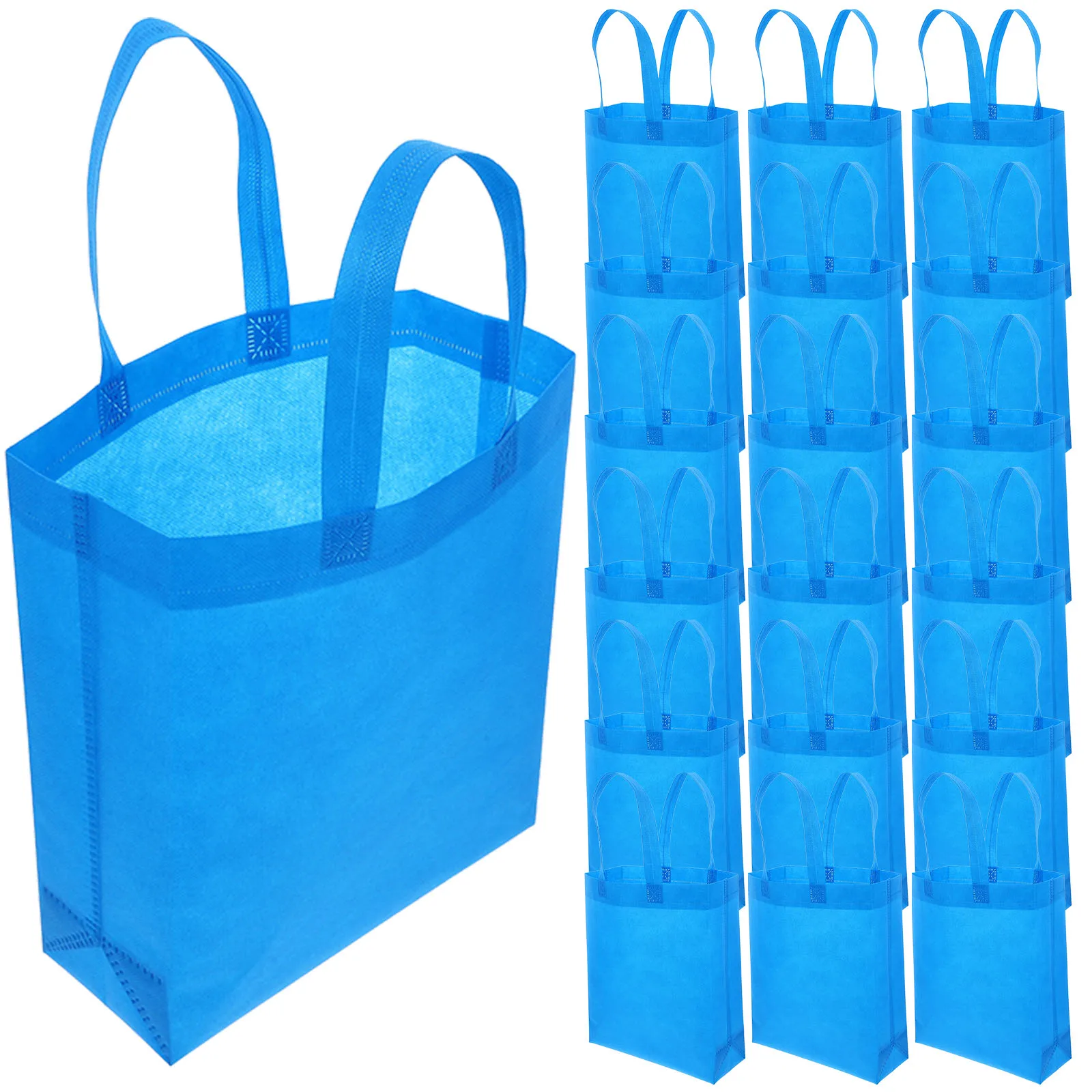 30 Pcs Non Woven Tote Bag Grocery Bags with Handles Durable Heavy Candy Non-woven Fabric
30 Pcs Non Woven Tote Bag Grocery Bags with Handles Durable Heavy Candy Non-woven Fabric