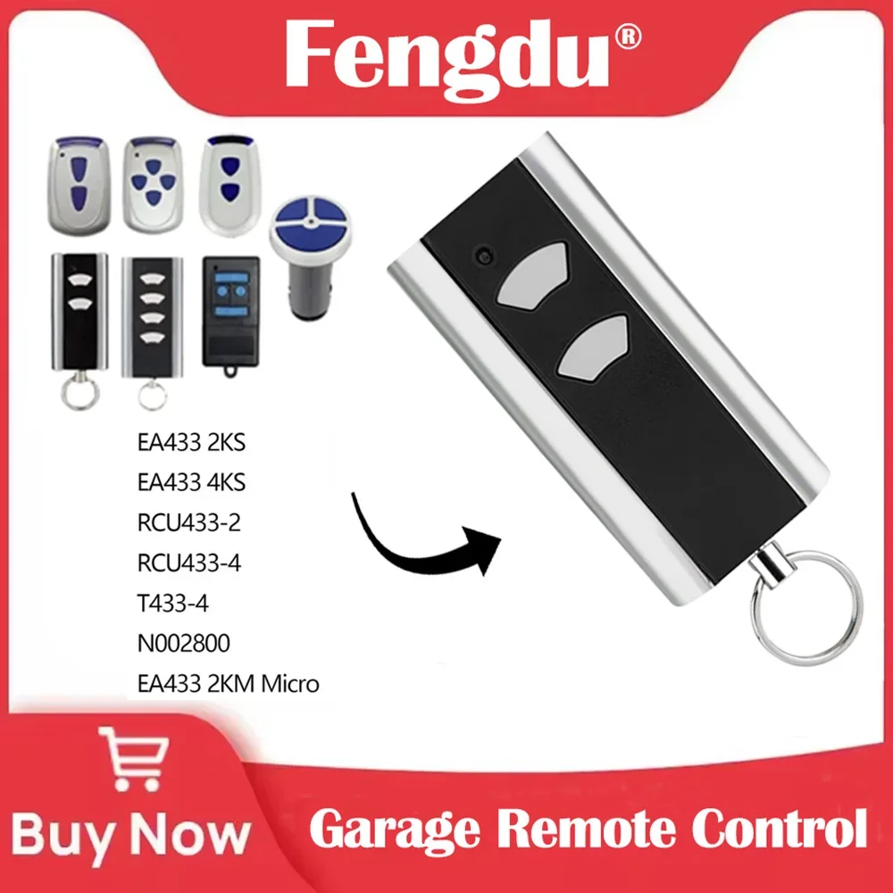 FOR Remote Control NORMSTAHL CRAWFORD T433-4 RCU 433 2K 4K EA 433 2KS 4KS EA433 2KM Micro Garage Door Opener
FOR Remote Control NORMSTAHL CRAWFORD T433-4 RCU 433 2K 4K EA 433 2KS 4KS EA433 2KM Micro Garage Door Opener