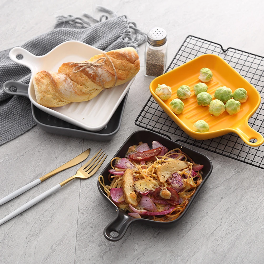 Square Porcelain Grill Plate Microwave Safe Non Breakable Lightweight Food Grade Cookware Plate Multipurpose Kitchen Accessories
Square Porcelain Grill Plate Microwave Safe Non Breakable Lightweight Food Grade Cookware Plate Multipurpose Kitchen Accessories