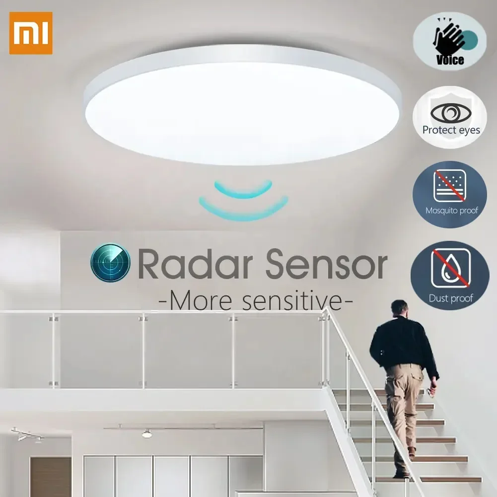 Xiaomi Mijia Ceiling Light Rander Sensor Light Ultra thin LED Ceiling Lamp Waterproof For Living Room Bathroom Lighting Fixture
Xiaomi Mijia Ceiling Light Rander Sensor Light Ultra thin LED Ceiling Lamp Waterproof For Living Room Bathroom Lighting Fixture
