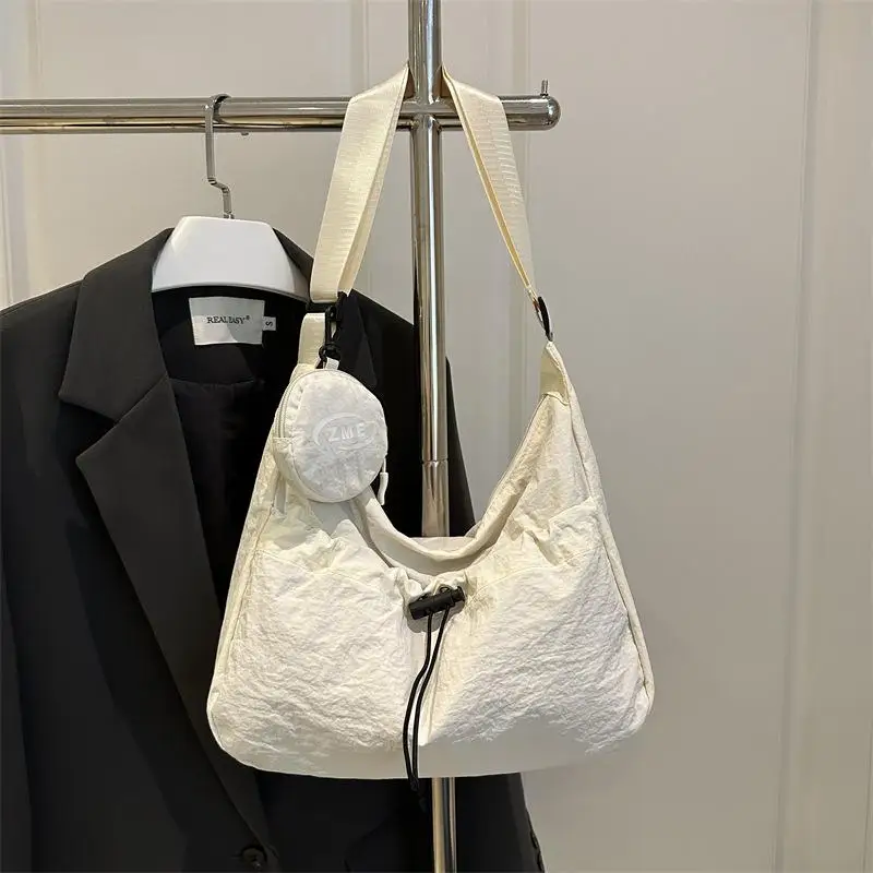 【xxx】 Crinkle Nylon Hobo Bag With Detachable Mini Pouch Adjustable Strap Trendy Shoulder Bag Korean Lightweight Casual Handbag
【xxx】 Crinkle Nylon Hobo Bag With Detachable Mini Pouch Adjustable Strap Trendy Shoulder Bag Korean Lightweight Casual Handbag