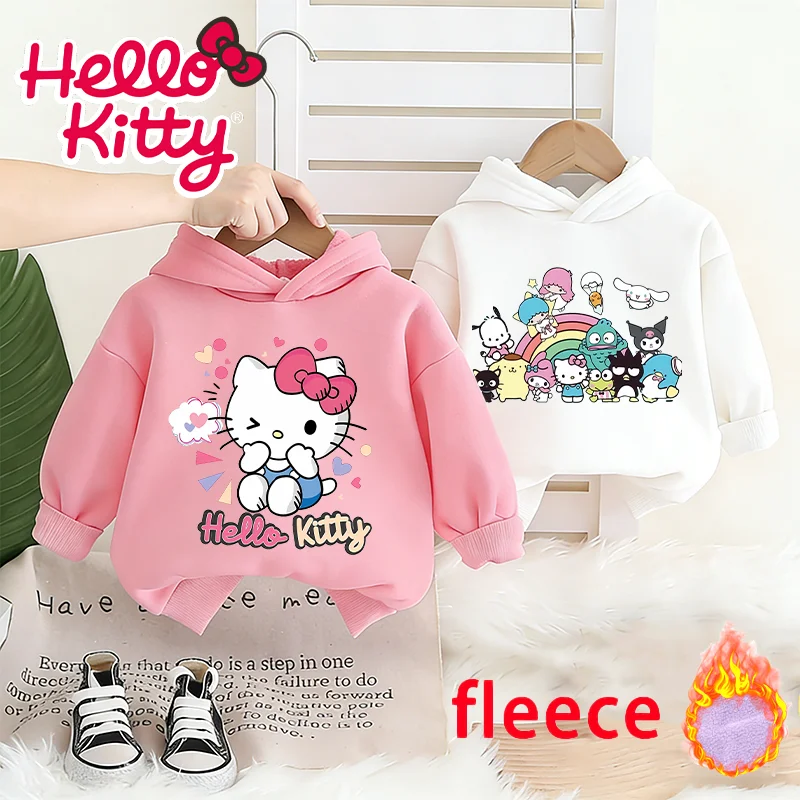 Осенние толстовки Hello Kitty с принтом аниме-кошки, детская толстовка с капюшоном, пуловер, одежда для девочек, милая теплая повседневная толстовка с мультяшным рисунком
Осенние толстовки Hello Kitty с принтом аниме-кошки, детская толстовка с капюшоном, пуловер, одежда для девочек, милая теплая повседневная толстовка с мультяшным рисунком