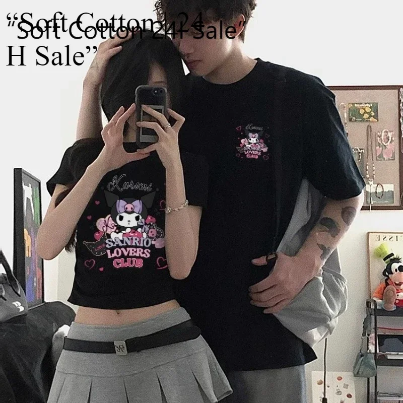 Kulomie Spice Girls short-sleeved waist top, women's short slim-fitting cartoon printed T-shirt, sweet and versatile
Kulomie Spice Girls short-sleeved waist top, women's short slim-fitting cartoon printed T-shirt, sweet and versatile