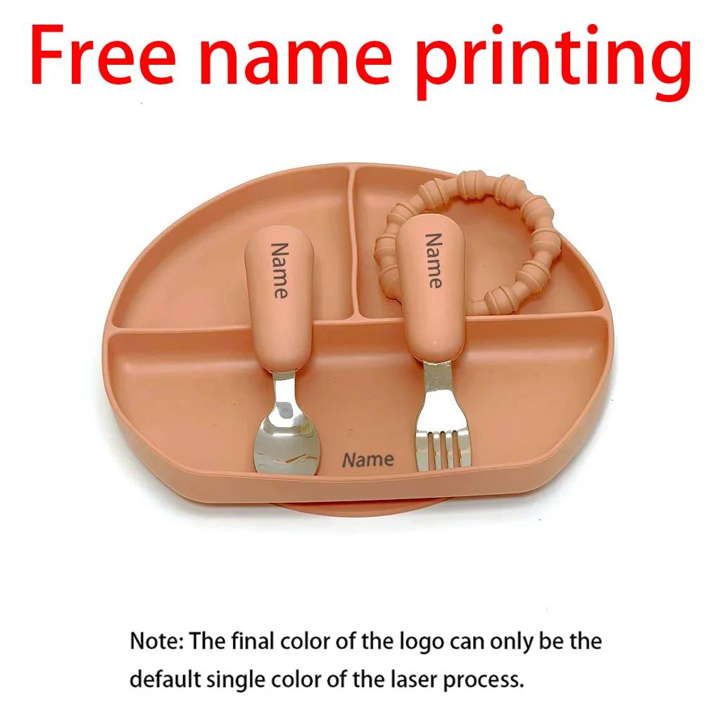 Free Name Printing Silicone Children's Tableware Feeding Bowl Silicone Fork Spoon Meal Training Holiday Gift
Free Name Printing Silicone Children's Tableware Feeding Bowl Silicone Fork Spoon Meal Training Holiday Gift