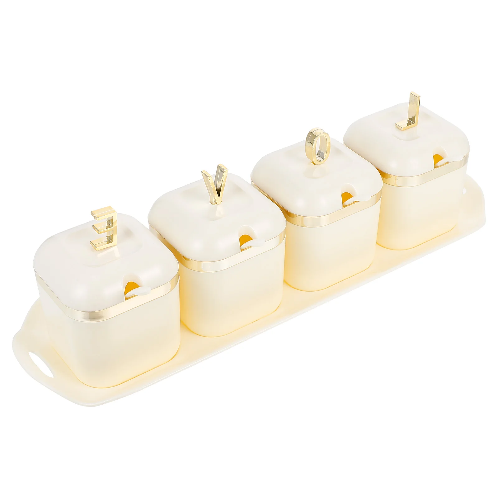 1 set 1 Set Condiment Jar Set Sealed Seasoning Storage Tanks Kitchen Spice Container Box Food Grade Material Salt Sugar Coffee
1 set 1 Set Condiment Jar Set Sealed Seasoning Storage Tanks Kitchen Spice Container Box Food Grade Material Salt Sugar Coffee