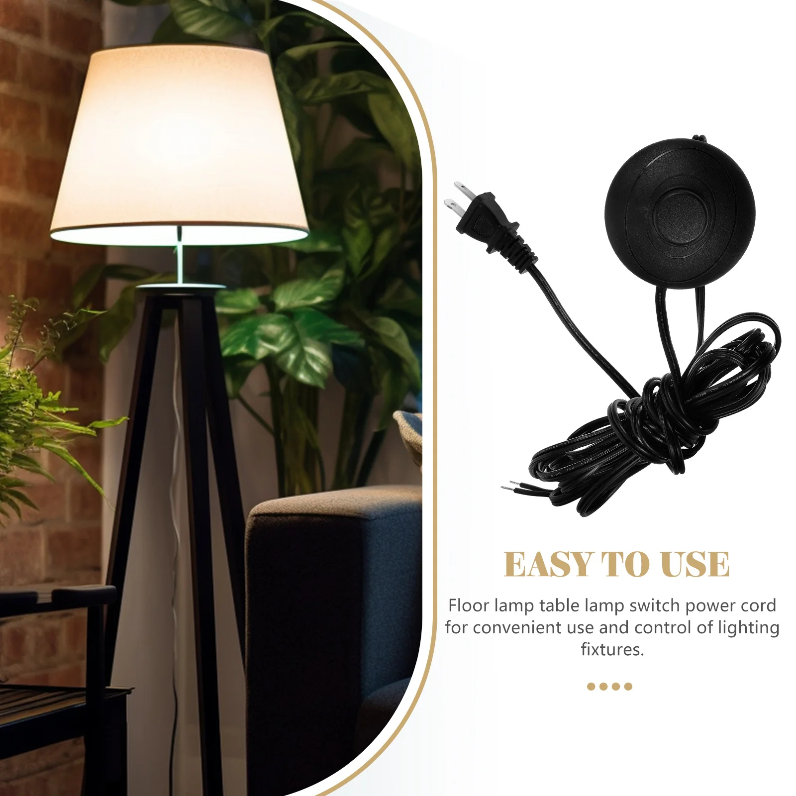 Foot Switch Floor Lamp Adjustable Control Cord For Lighting Us Lamp Cord With Plug Extension For Indoor Lamps
Foot Switch Floor Lamp Adjustable Control Cord For Lighting Us Lamp Cord With Plug Extension For Indoor Lamps