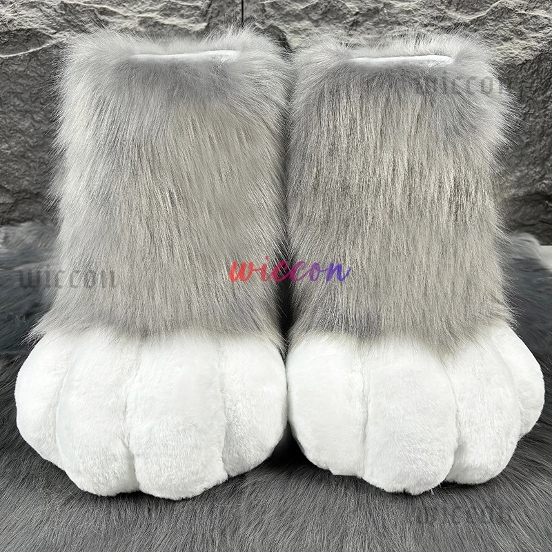 21Style New Kig Fursuit Cosplay Paw Shoes Furry Fursuit Cosplay Rubbit Cat Boots Cute Fluffy Animal Manga Party Wearable Costume
21Style New Kig Fursuit Cosplay Paw Shoes Furry Fursuit Cosplay Rubbit Cat Boots Cute Fluffy Animal Manga Party Wearable Costume