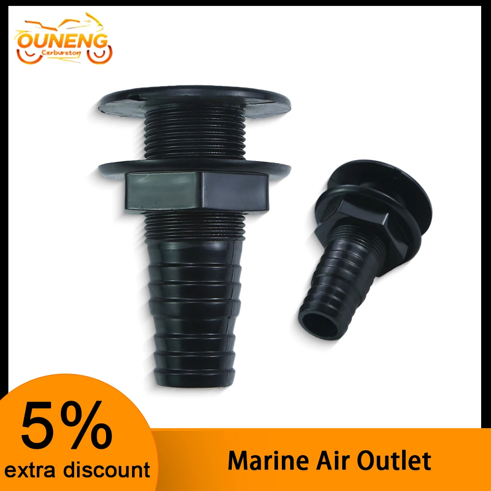 ABS Plastic Boat Thru Hull Connector For 5/8" 3/4" 1-1/2" Hose Drain Scupper Outlet Bilge Pump Plumbing Fitting
ABS Plastic Boat Thru Hull Connector For 5/8" 3/4" 1-1/2" Hose Drain Scupper Outlet Bilge Pump Plumbing Fitting