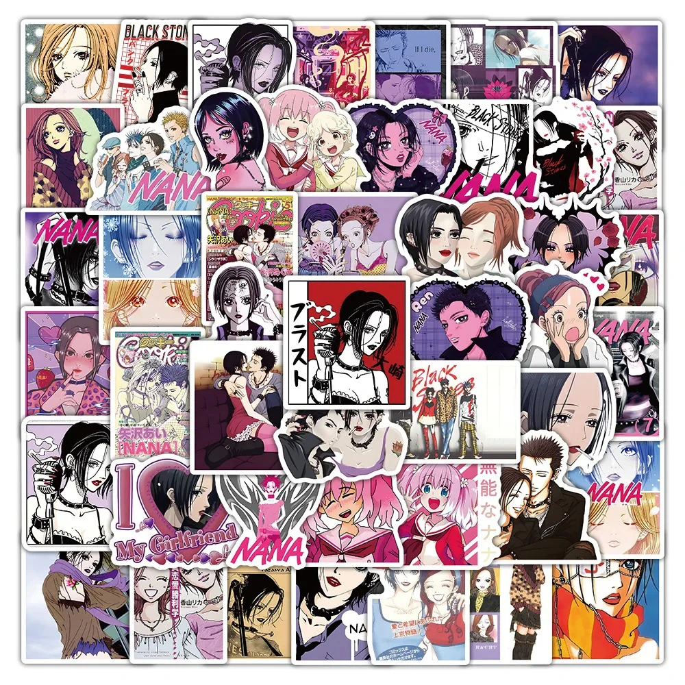 10/30/50pcs Girl Anime NANA Stickers Classic Cool Sticker Decoration DIY Notebook Luggage Phone Guitar Graffiti Decals Kids Toy
10/30/50pcs Girl Anime NANA Stickers Classic Cool Sticker Decoration DIY Notebook Luggage Phone Guitar Graffiti Decals Kids Toy