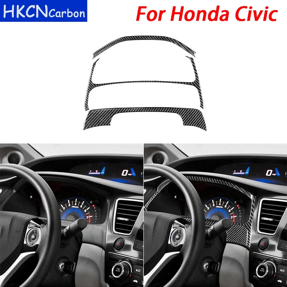 For Honda Civic 9th Coupe Sedan 2013-2015 Carbon Fiber Speedometer Panel Trim Strips Car Interior Decorative Accessories Sticker
For Honda Civic 9th Coupe Sedan 2013-2015 Carbon Fiber Speedometer Panel Trim Strips Car Interior Decorative Accessories Sticker