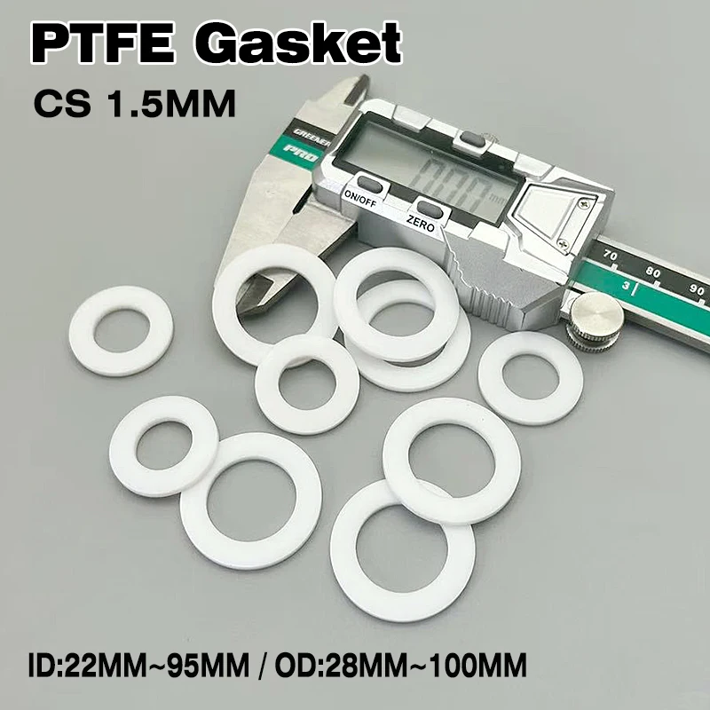 Белые плоские прокладки из ПТФЭ CS 1,5 мм. Отличная устойчивость к высоким температурам. Превосходная химическая стойкость. Низкое трение. Герметичное уплотнение.
Белые плоские прокладки из ПТФЭ CS 1,5 мм. Отличная устойчивость к высоким температурам. Превосходная химическая стойкость. Низкое трение. Герметичное уплотнение.