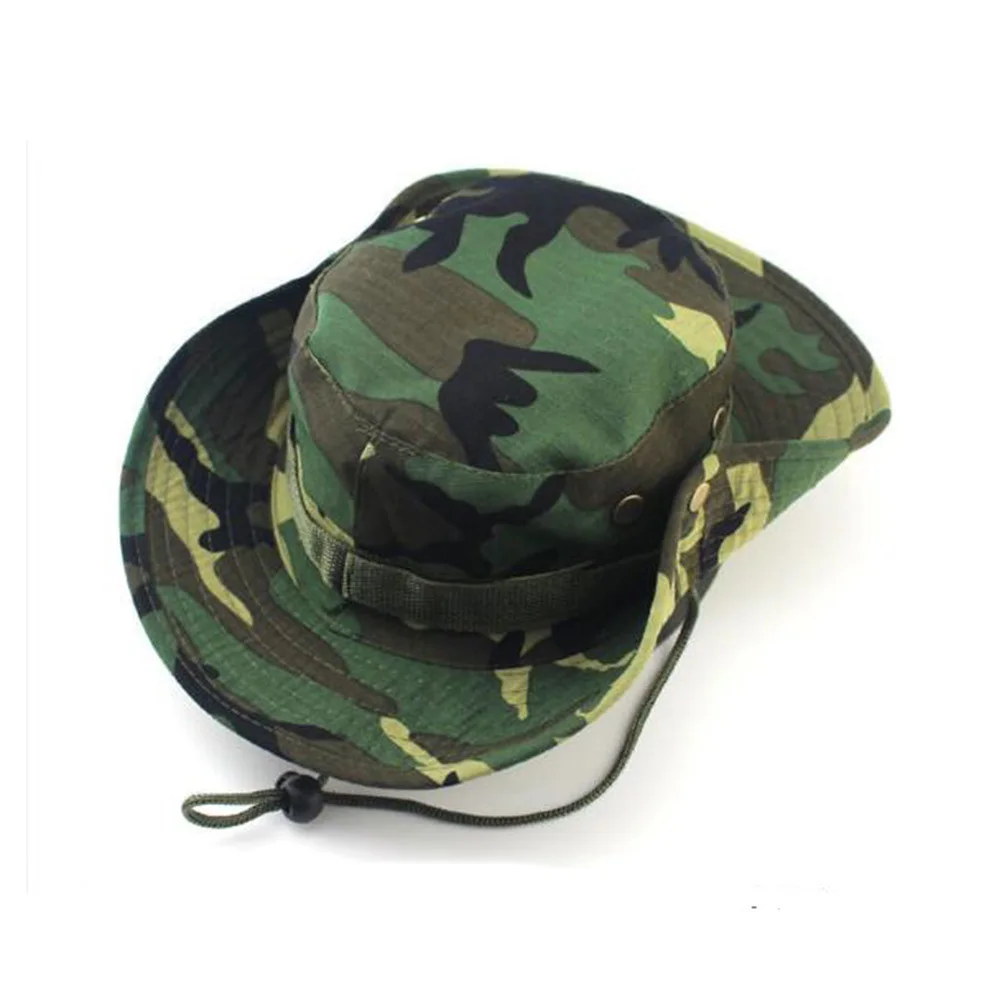 Boonie Bucket Hat Unisex 60 Cotton 40 Polyester Snap Button Adjustable Chin Strap Ventilated Uv Protection Outdoor Camo 
Boonie Bucket Hat Unisex 60 Cotton 40 Polyester Snap Button Adjustable Chin Strap Ventilated Uv Protection Outdoor Camo