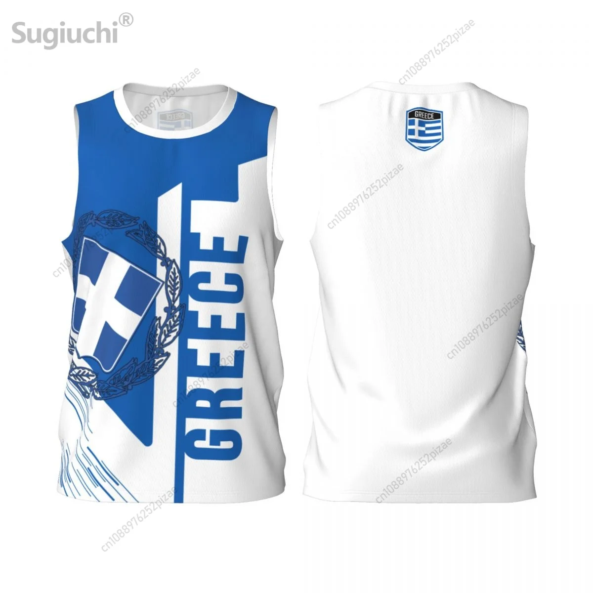 Custom Name Number Greece 3D Flag Sports T-shirts Men Clothing Breathable For Basketball Running Fitness T shirt
Custom Name Number Greece 3D Flag Sports T-shirts Men Clothing Breathable For Basketball Running Fitness T shirt