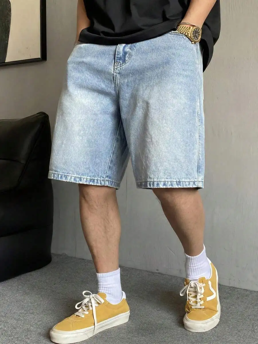 Denim Shorts, Straight Leg 5-Inch Inseam Shorts, Cotton Denim Shorts, Casual Streetwear Jeans, Versatile For Daily Commute, Breathable For Summer
Denim Shorts, Straight Leg 5-Inch Inseam Shorts, Cotton Denim Shorts, Casual Streetwear Jeans, Versatile For Daily Commute, Breathable For Summer