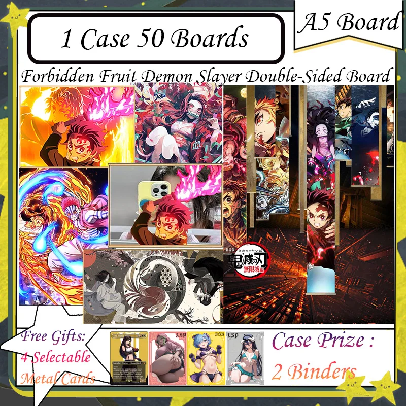 Forbidden Fruit Demon Slayer A6 Double-Sided Board Tanjirou Kamado Nezuko Character Collection Card Anime Fans Gifts And Hobbies
Forbidden Fruit Demon Slayer A6 Double-Sided Board Tanjirou Kamado Nezuko Character Collection Card Anime Fans Gifts And Hobbies