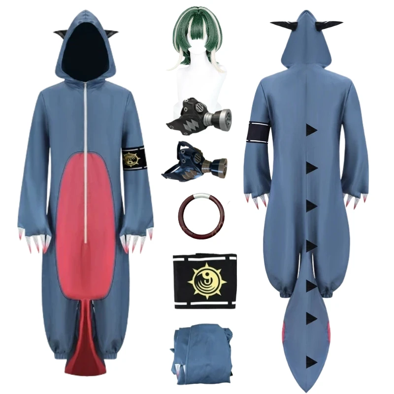 Guita Jumpsuit Women Men Anime Cosplay Costume Wig Choker Face Mask Outfit Christmas Halloween Party Role Play Clothing
Guita Jumpsuit Women Men Anime Cosplay Costume Wig Choker Face Mask Outfit Christmas Halloween Party Role Play Clothing