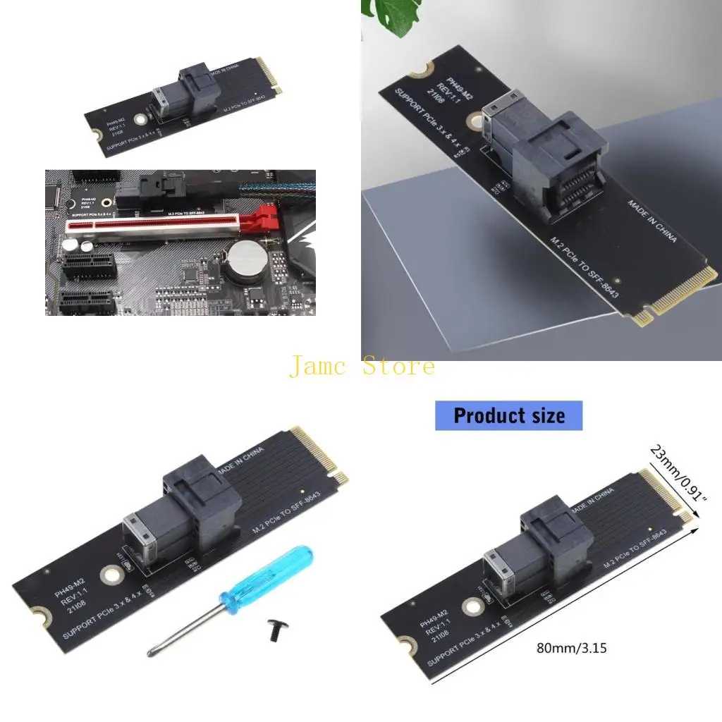 LX0B M.2 PCIE to SFF-8643 NVME Host Controller PCIe Expansion Card SFF-8643 Hard Disk
LX0B M.2 PCIE to SFF-8643 NVME Host Controller PCIe Expansion Card SFF-8643 Hard Disk