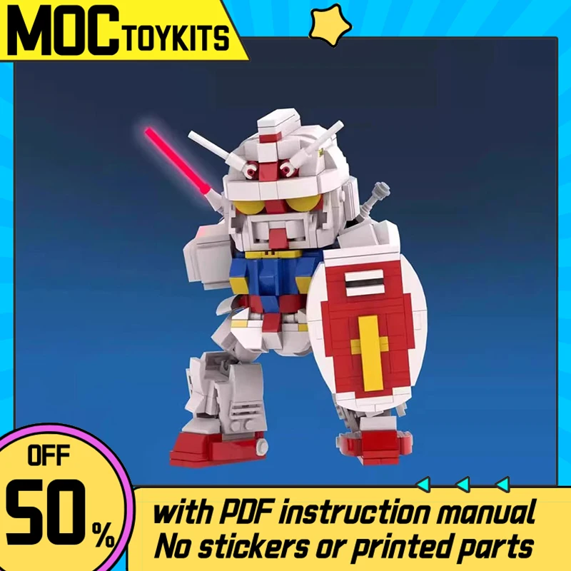 Classic Mobile Suit MOC Yuanzu RX78-2 Small Particle Building Blocks DIY Assembly Model Toy Gift Robot Ornament Collection
Classic Mobile Suit MOC Yuanzu RX78-2 Small Particle Building Blocks DIY Assembly Model Toy Gift Robot Ornament Collection