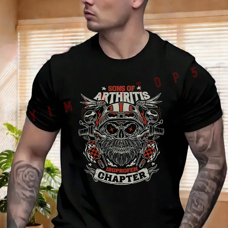 Sons Of Arthritis Funny Biker Motorcycle T-shirt Men's And Women's Summer Short-sleeved Motorbike Cycling Top
Sons Of Arthritis Funny Biker Motorcycle T-shirt Men's And Women's Summer Short-sleeved Motorbike Cycling Top