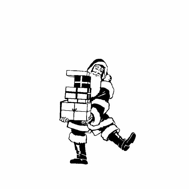 Santa Claus with Gift Decals High Quality Car Window Decoration Personalized Pvc Waterproof Decals Black/white, 17cm*13cm
Santa Claus with Gift Decals High Quality Car Window Decoration Personalized Pvc Waterproof Decals Black/white, 17cm*13cm