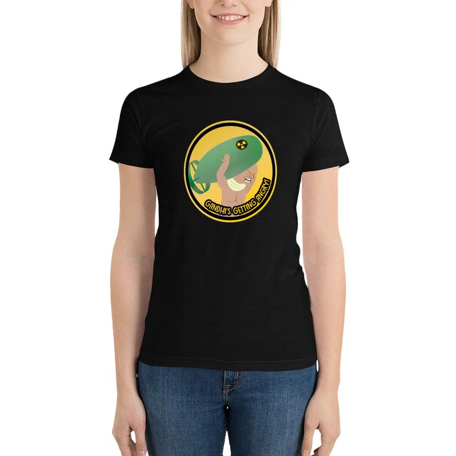 Gandhi's Getting Angry! Nuclear Gandhi T-Shirt animal print shirt for girls shirts graphic tees funny woman t shirt
Gandhi's Getting Angry! Nuclear Gandhi T-Shirt animal print shirt for girls shirts graphic tees funny woman t shirt