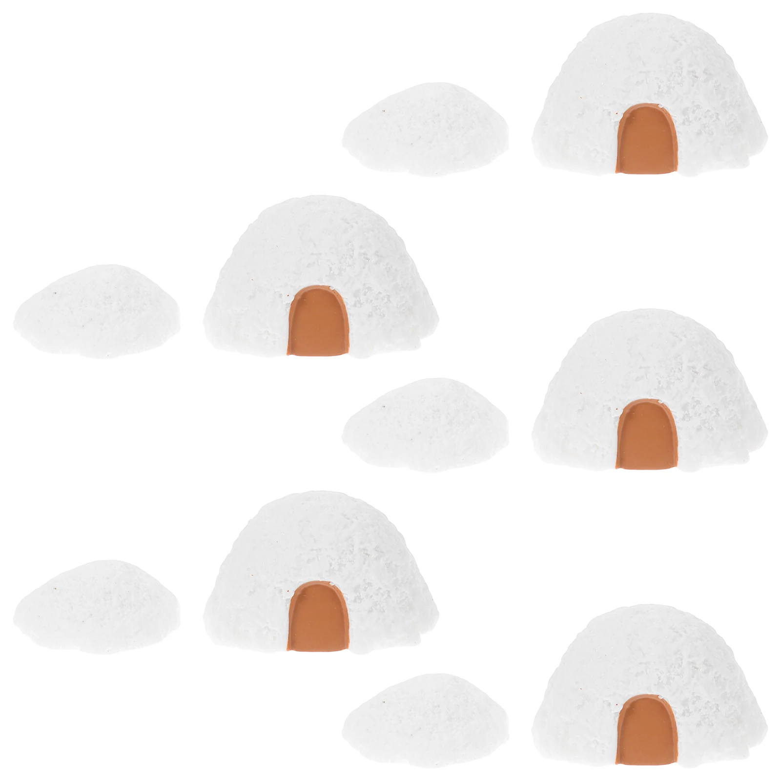 10 Pcs Landscape Igloo Figurines Miniature Miniatures Figurines Resin Statues Polar Decor Artificial Garden Accessories
10 Pcs Landscape Igloo Figurines Miniature Miniatures Figurines Resin Statues Polar Decor Artificial Garden Accessories