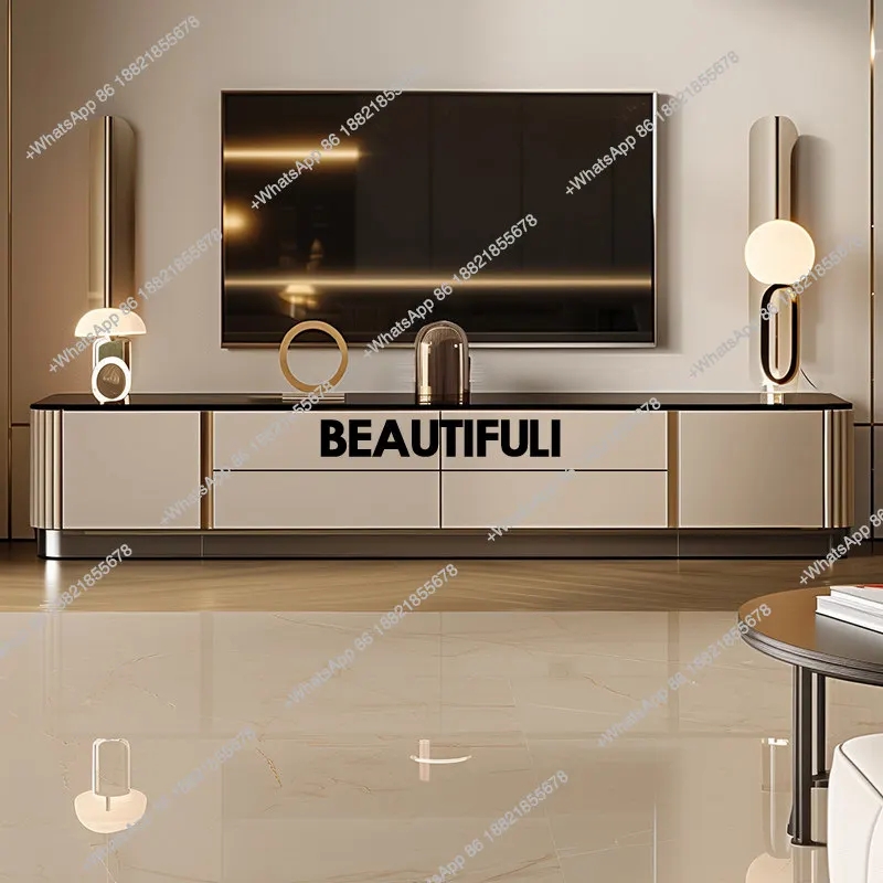 Современный простой легкий роскошный элитный журнальный столик для гостиной и дома, новый шкаф для телевизора
Современный простой легкий роскошный элитный журнальный столик для гостиной и дома, новый шкаф для телевизора