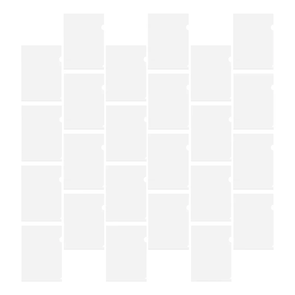 40Pcs Clear Document Folder Plastic Sleeve L Shaped Transparent for Office and School Document Jacket
40Pcs Clear Document Folder Plastic Sleeve L Shaped Transparent for Office and School Document Jacket