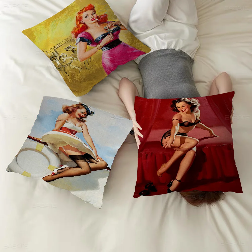 Pin Up Girl Cushion Cover Pillow Cover Decor Pillowcase Printed Cushion Case For Couch
Pin Up Girl Cushion Cover Pillow Cover Decor Pillowcase Printed Cushion Case For Couch