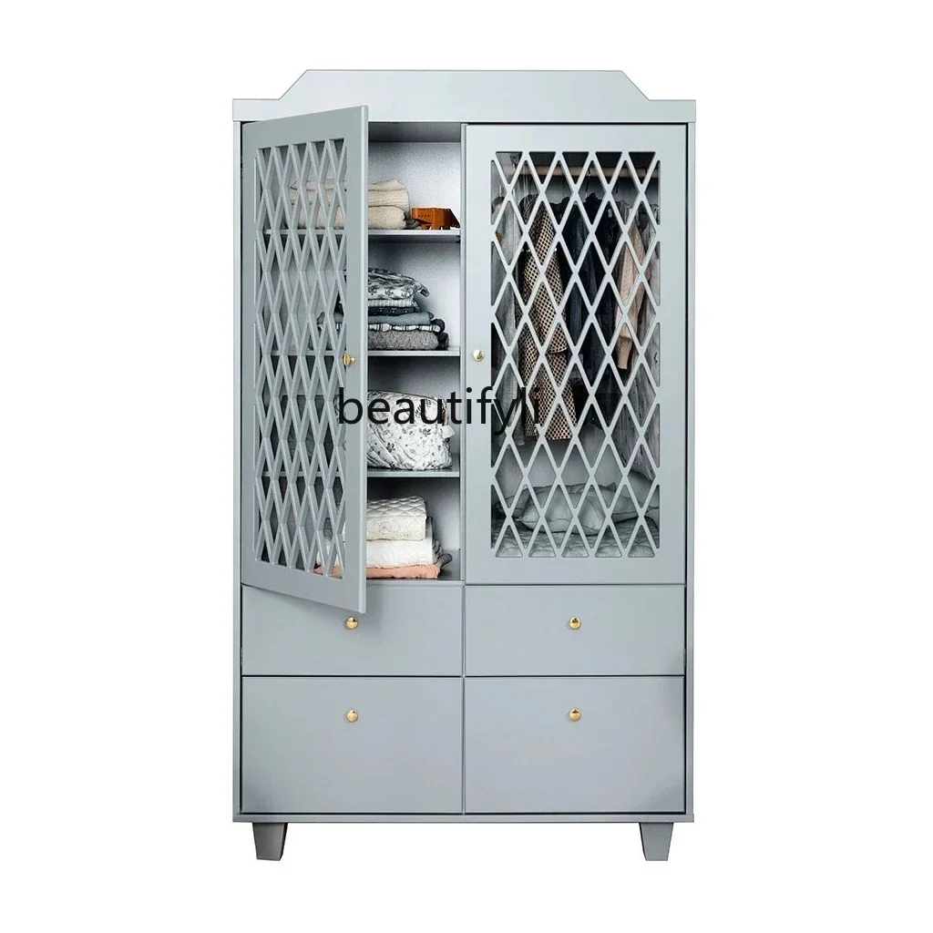A15 Solid Wood Wardrobe Simple Modern Storage Cabinet Small Apartment Sliding Door Storage Cabinet European Style White
A15 Solid Wood Wardrobe Simple Modern Storage Cabinet Small Apartment Sliding Door Storage Cabinet European Style White