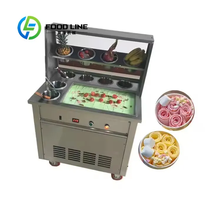 Youth Trend Dessert Thai Ice Cream Roll Machine Create Popular Rolled Ice Cream Attract Young Customer Group Consumption
Youth Trend Dessert Thai Ice Cream Roll Machine Create Popular Rolled Ice Cream Attract Young Customer Group Consumption