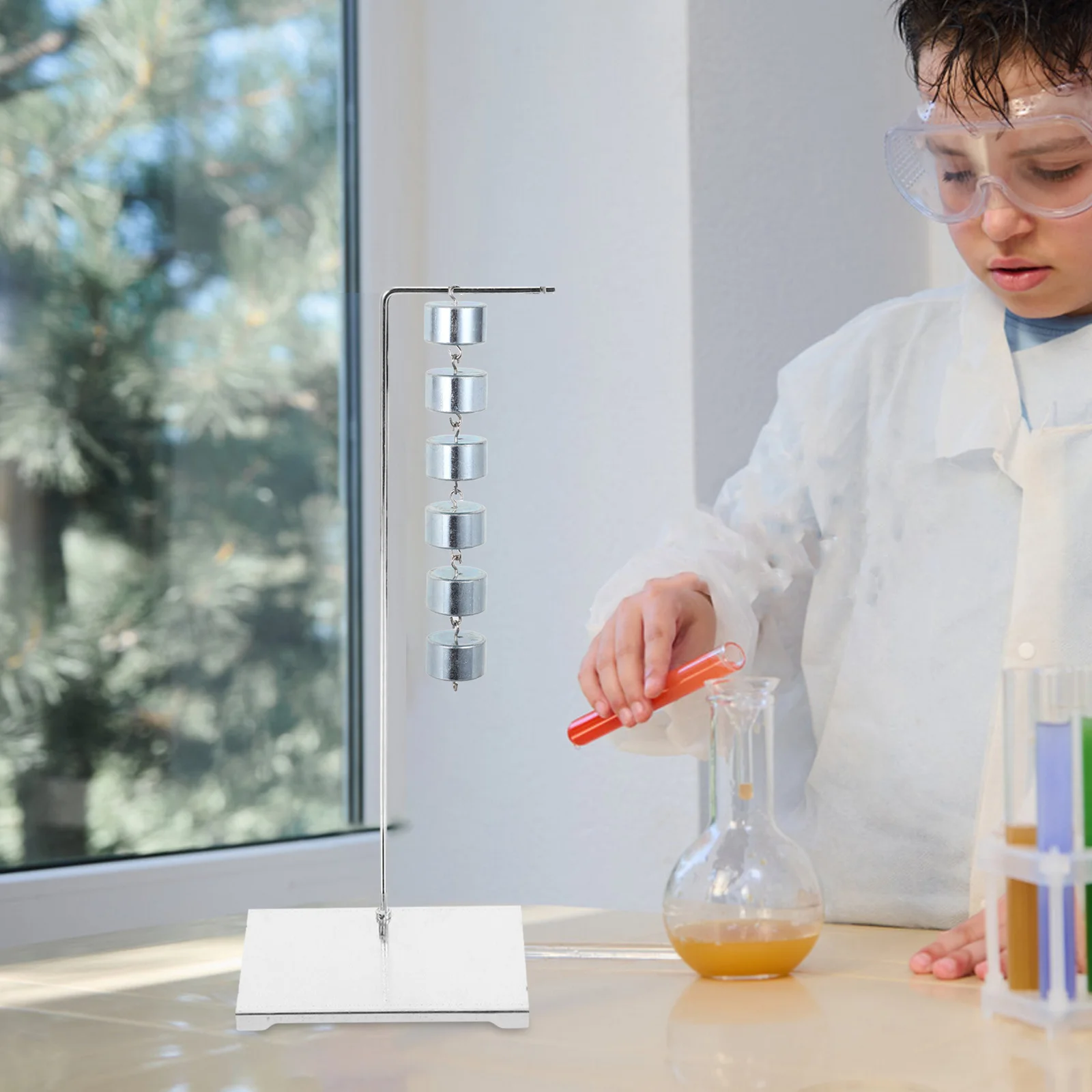 6pcs Laboratory Calibration Weights 100G Precision Metal Hooked Set For Digital Scale Scientific Experiments
6pcs Laboratory Calibration Weights 100G Precision Metal Hooked Set For Digital Scale Scientific Experiments