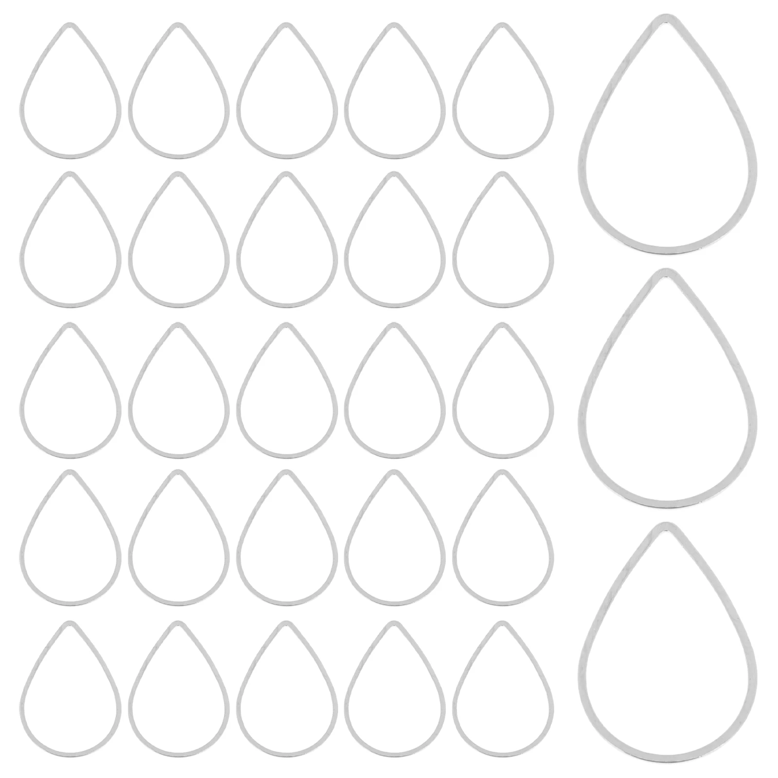 30 Pcs Teardrop Earring Pendants Copper Silver Charm Necklace Bracelet Diy Jewelry Making Crafts Earring Charms Pendant
30 Pcs Teardrop Earring Pendants Copper Silver Charm Necklace Bracelet Diy Jewelry Making Crafts Earring Charms Pendant
