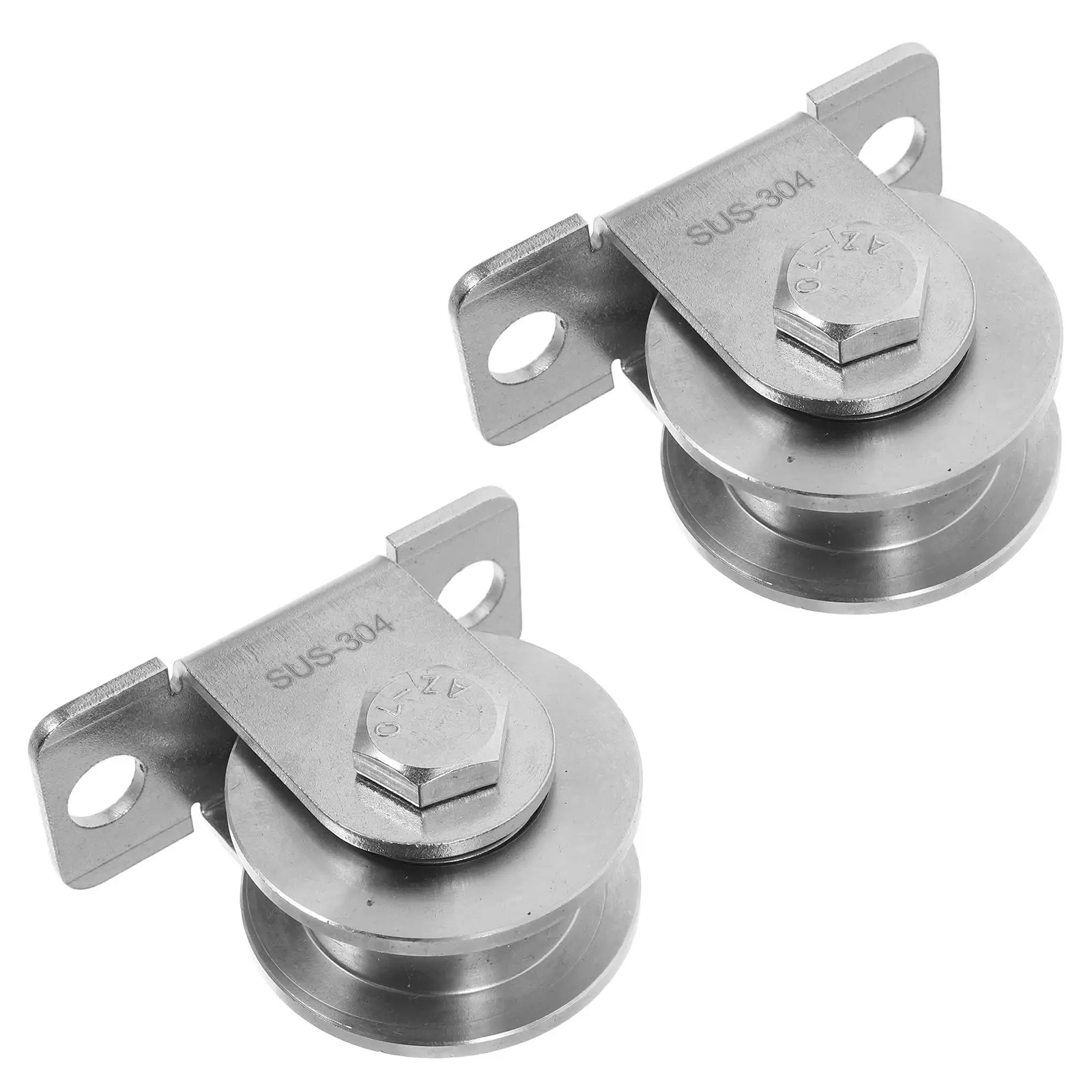 2 Pcs 48mm Wall Mounted Pulley Wheels Internal Bearings Sliding Doors Gym Stainless Steel Cable Heavy Duty Lifting Pulleys
2 Pcs 48mm Wall Mounted Pulley Wheels Internal Bearings Sliding Doors Gym Stainless Steel Cable Heavy Duty Lifting Pulleys
