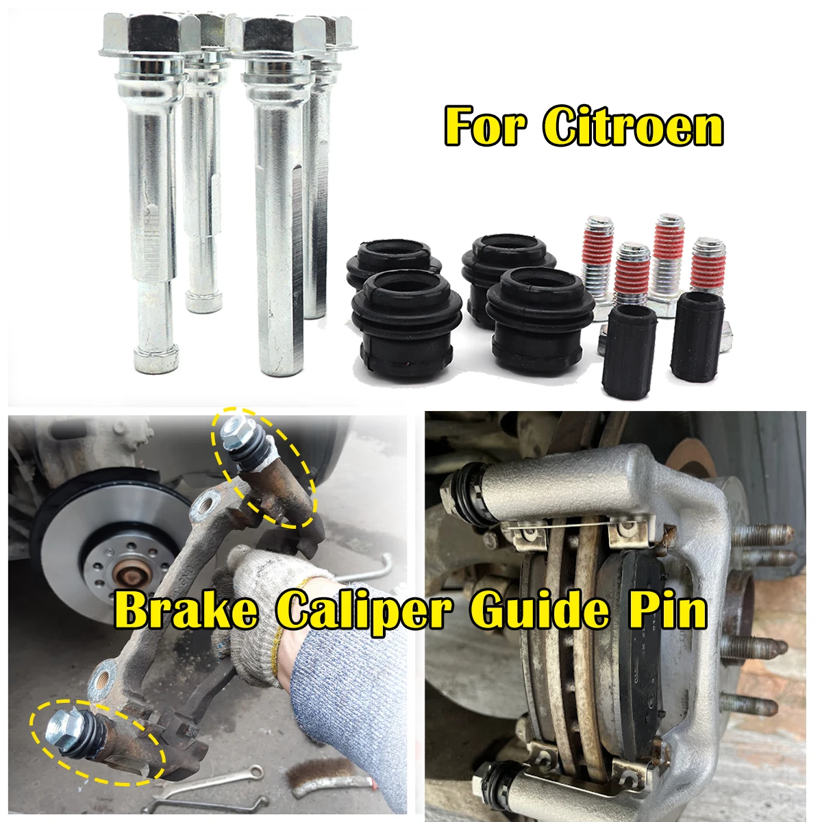 14pcs For Citroen C4 NC DS4 NX Brake Caliper Cylinder Slider Guide Pin For Disc Housing Bolts Bushing Boot Seal KIT Accessories
14pcs For Citroen C4 NC DS4 NX Brake Caliper Cylinder Slider Guide Pin For Disc Housing Bolts Bushing Boot Seal KIT Accessories