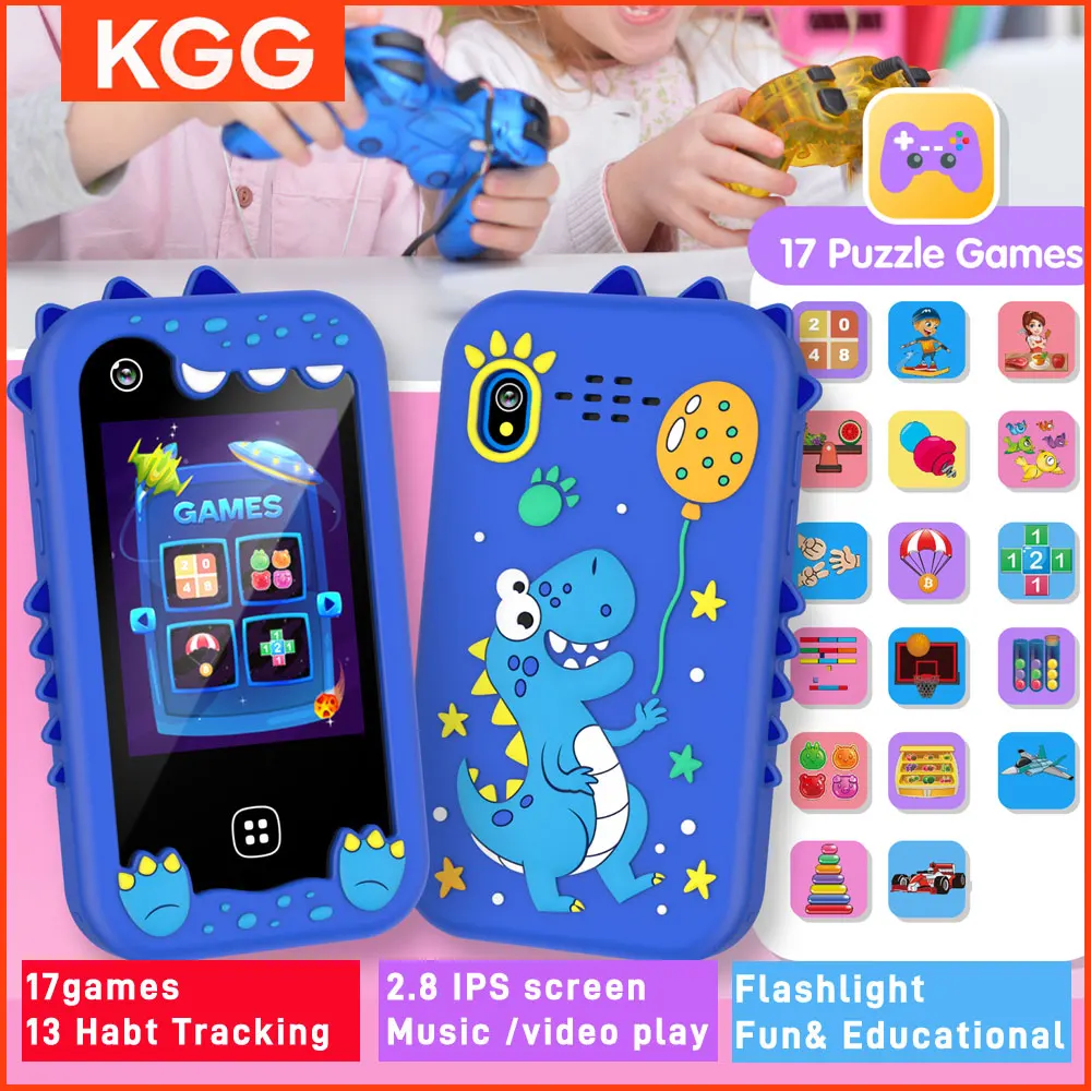 Kids Smart Phone for Girls Boys Dual Camera Music Player 17 Games Toddler Learning Phone Kids Cell Phone Toys Birthday Gifts
Kids Smart Phone for Girls Boys Dual Camera Music Player 17 Games Toddler Learning Phone Kids Cell Phone Toys Birthday Gifts