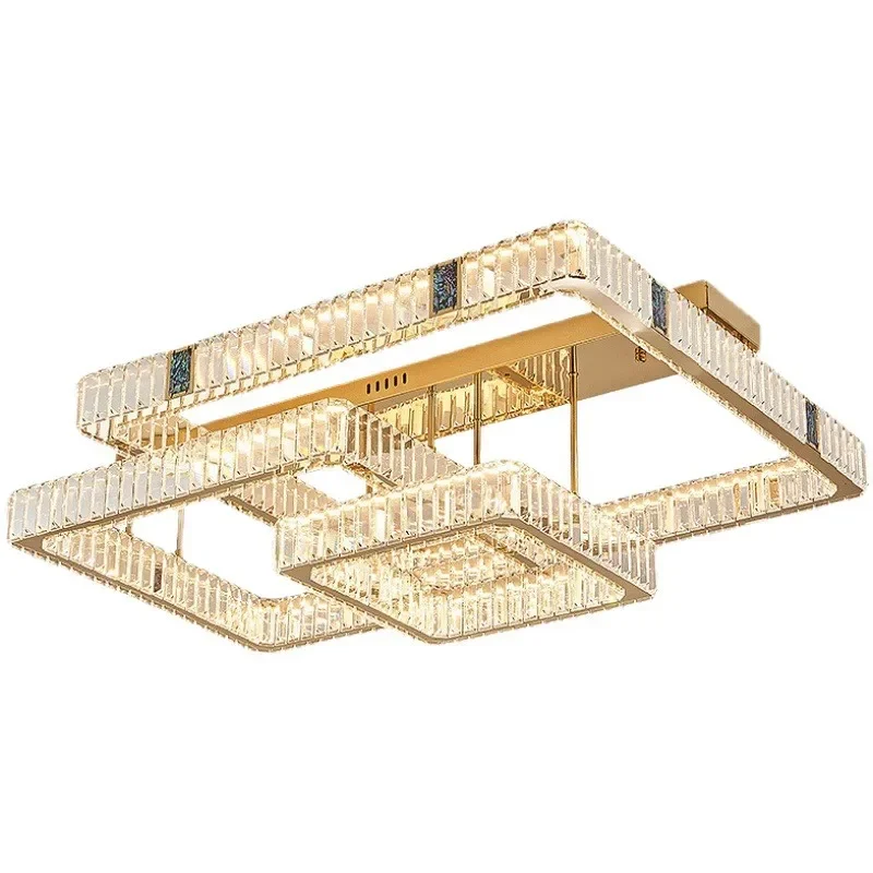 Light luxury living room lamp crystal ceiling lamp creative dislocation high-end atmospheric master bedroom lamps 
Light luxury living room lamp crystal ceiling lamp creative dislocation high-end atmospheric master bedroom lamps