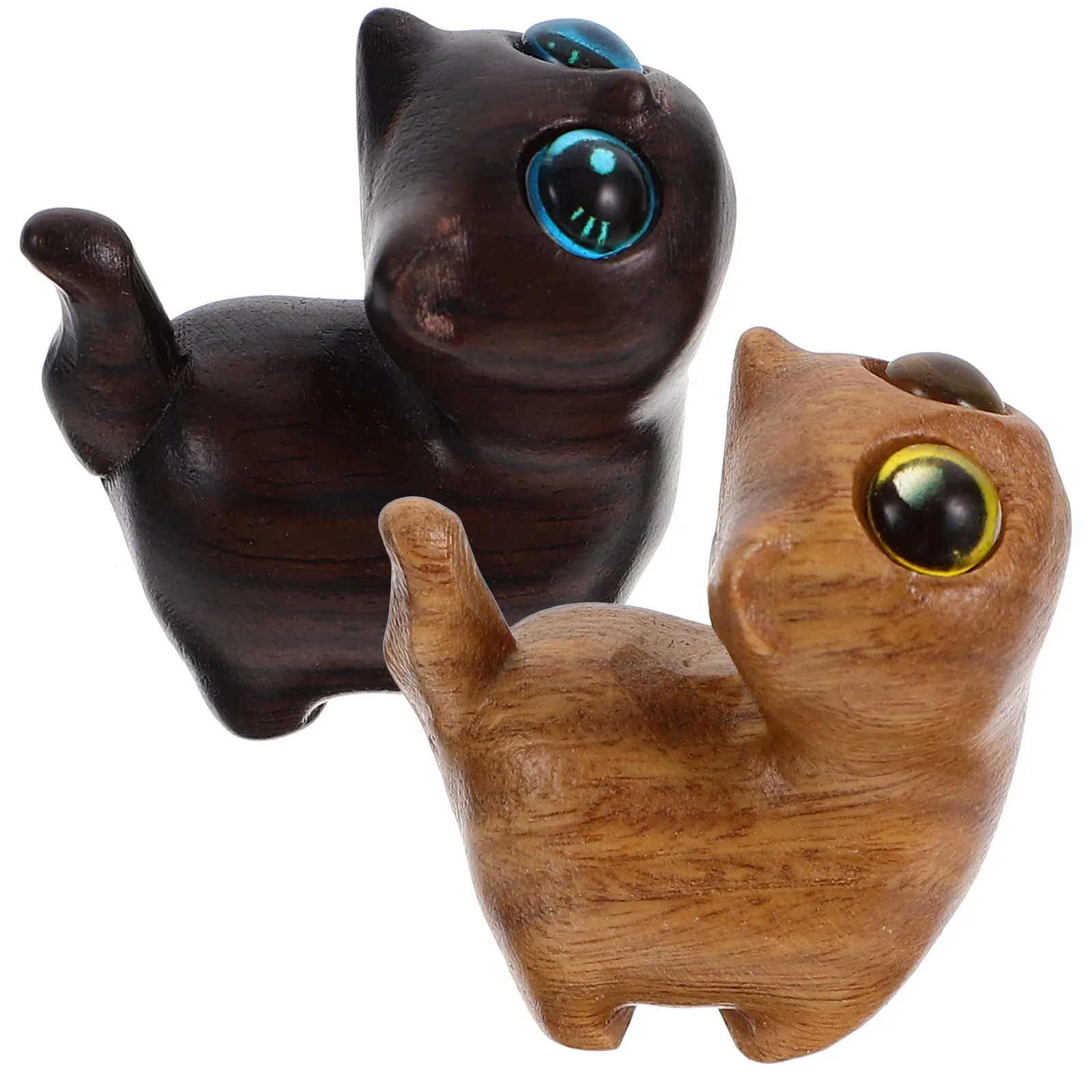 2 шт. зеленые деревянные фигурки кошек из сандалового дерева, маленькие настольные статуэтки, креативный ретро-декор для дома, деревенский стиль, украшение для стола
2 шт. зеленые деревянные фигурки кошек из сандалового дерева, маленькие настольные статуэтки, креативный ретро-декор для дома, деревенский стиль, украшение для стола