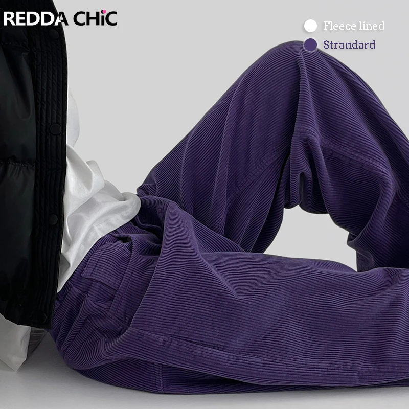 REDDACHiC Corduroy Wide Leg Pants for Woman Fleece Lined High Rise Pockets Cleanfit Loose Long Trousers School Work Everydaywear
REDDACHiC Corduroy Wide Leg Pants for Woman Fleece Lined High Rise Pockets Cleanfit Loose Long Trousers School Work Everydaywear