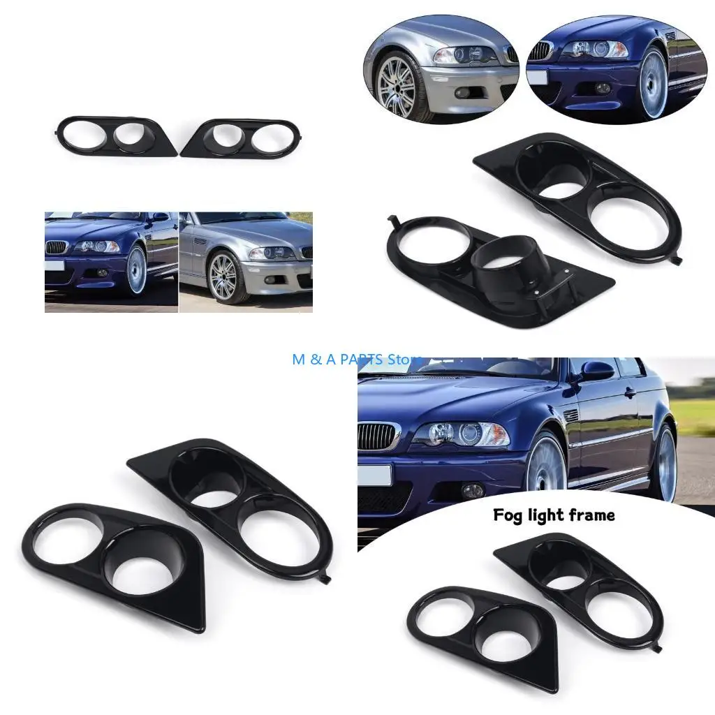 U1JF Pair Car Front Bumper Fog Light Lens Cover for E46 2 Door 01-06 51112695255
U1JF Pair Car Front Bumper Fog Light Lens Cover for E46 2 Door 01-06 51112695255