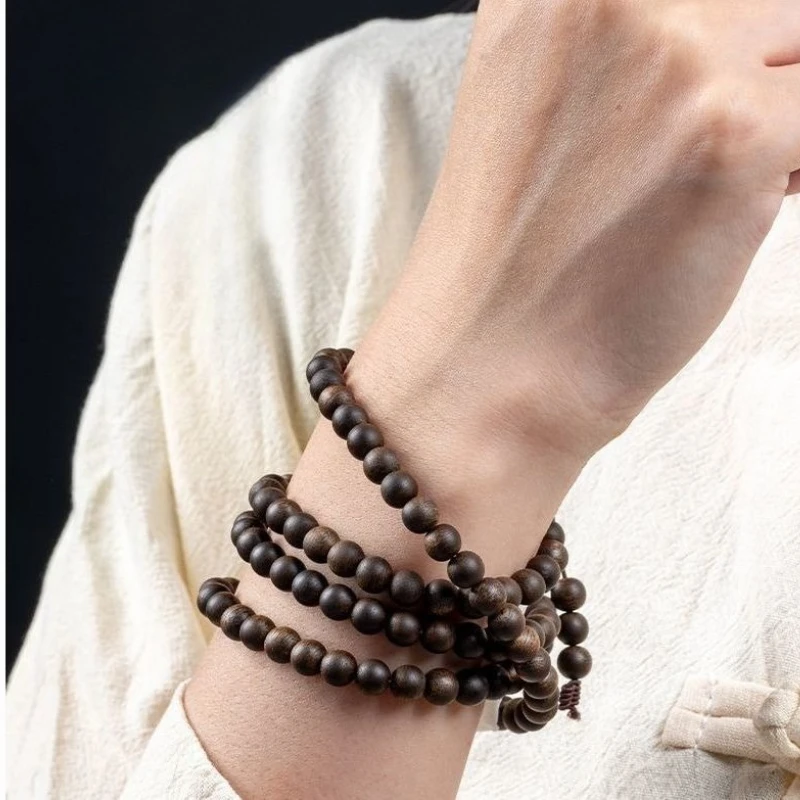 Natural Brunei Black Chinan Agarwood Bracelet 8mm Multi-circle Submerged Buddhist Rosary Prayer Meditation Bracelet
Natural Brunei Black Chinan Agarwood Bracelet 8mm Multi-circle Submerged Buddhist Rosary Prayer Meditation Bracelet